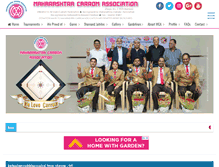 Tablet Screenshot of maharashtracarromassociation.com